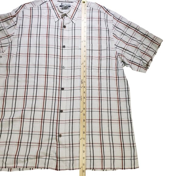 Columbia Men's Striped Short Sleeve Button Up Shirt Size XL - Picture 9 of 9